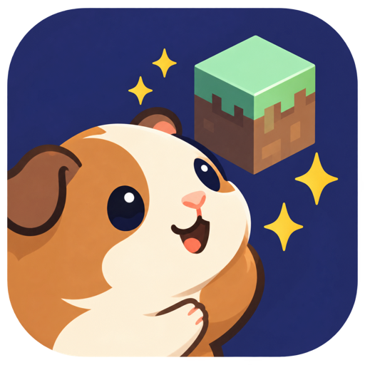 Wish gazes up at a floating grass block